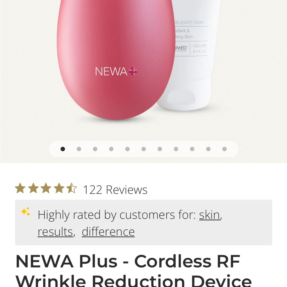 NEWA Blue Skin Care Device with Gray Pouch - Picture 4 of 4